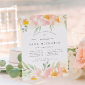 エアリーフローラバプテスマ又は《キリスト教》洗礼式や命名式招待状 招待状