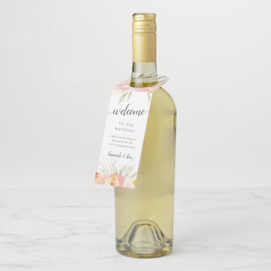 エアリーフローラ結婚の歓迎 ボトルネックタグ (アングル)