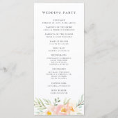 エアリーフローラ結婚式プログラム プログラム (裏面)