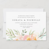 エアリーフローラ結婚式招待状 招待状 (正面)