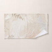 エアリーボヘミアンフローラストリングアートデザイン バスタオルセット (ハンドタオル)