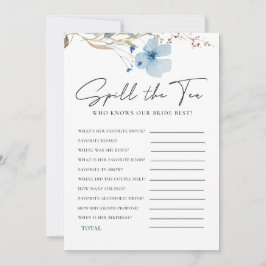 エアリーユーカリプトゥスグリーンリーボホ素朴ブライダルシャワー 招待状