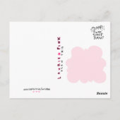 エアリー伯爵夫人の握手記念ポストカード ポストカード (裏面)