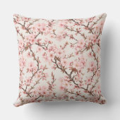 エアリー桜の植物画 クッション (裏面)