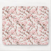 エアリー桜の植物画 マウスパッド (正面)