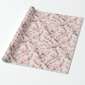 エアリー桜の植物画 ラッピングペーパー (アンロールド)