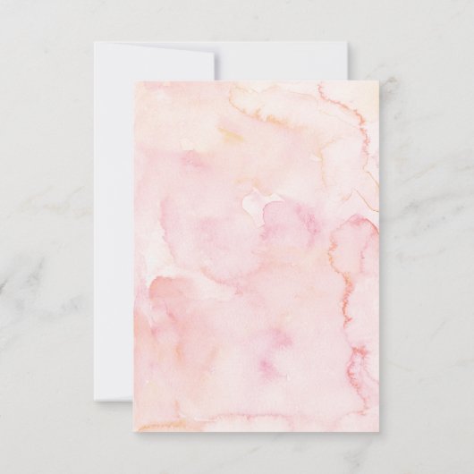 エアリー赤面バーチャルベビーシャワー招待状 招待状 (裏面)