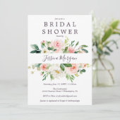 エアリー赤面ブライダルシャワー招待状カード 招待状 (スタンド正面)