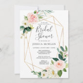 エアリー赤面ブライダルシャワー招待 招待状 (正面)