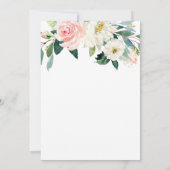 エアリー赤面ブライダルシャワー招待 招待状 (裏面)