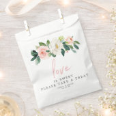 エアリー赤面結婚式の引き出物バッグラブズスウィート フェイバーバッグ (クリップ留めされた状態)