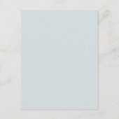 エアリー パステル | 受付案内カード エンクロージャーカード (裏面)