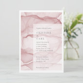 エアリー·ライト·結婚式招待状 招待状 (スタンド正面)