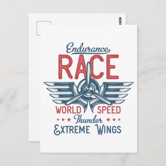 エアレース航空ヴィンテージ航空 ポストカード (正面/裏面)