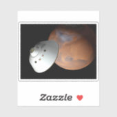 エアロシェルカプセル型の宇宙船が火星に接近する。 シール (シート)