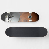 エアロシェルカプセル型の宇宙船が火星に接近する。 スケートボード (横)