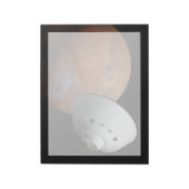 エアロシェルカプセル型の宇宙船が火星に接近する。 ノートパッド (回転)