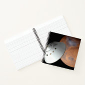 エアロシェルカプセル型の宇宙船が火星に接近する。 ノートブック (内部)