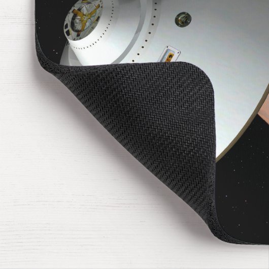 エアロシェルカプセル型の宇宙船が火星に接近する。 マウスパッド (コーナー)