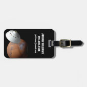 エアロシェルカプセル型の宇宙船が火星に接近する。 ラゲッジタグ (正面横)