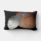 エアロシェルカプセル型の宇宙船が火星に接近する。 ランバークッション (裏面)