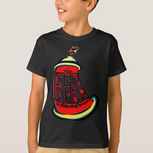 エアロゾル 新しい スケートボード デザイン Tシャツ (正面)