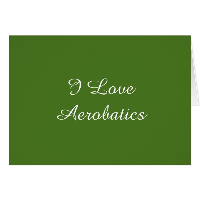 エアロバティクスが大好き (正面横)