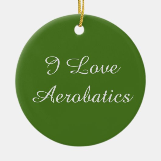 エアロバティクスが大好き オーナメント (正面)
