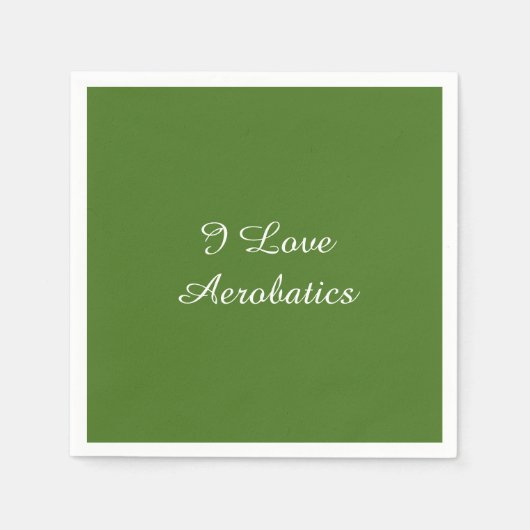エアロバティクスが大好き スタンダードカクテルナプキン (正面)