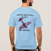 エアロバティックパイロットは常に Tシャツ (裏面)