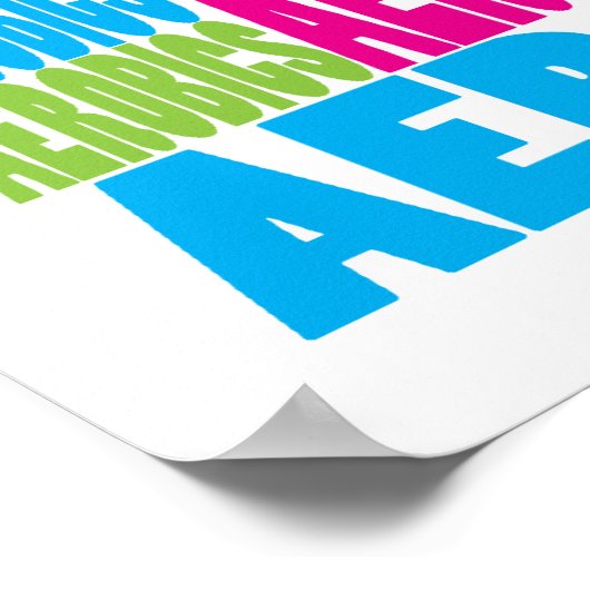 エアロビカラフルクス ポスター (角)