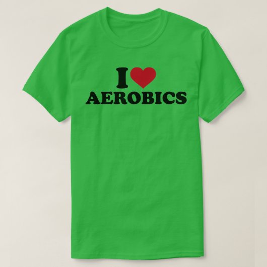 エアロビクスが大好き9 Tシャツ (デザイン正面)