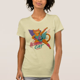 エアロビクスの猫 Tシャツ
