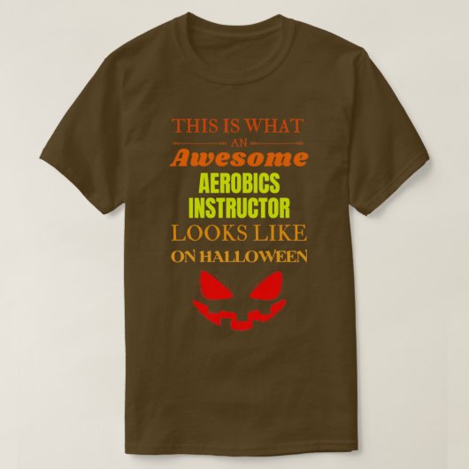 エアロビクスインストラクター5 Tシャツ (デザイン正面)