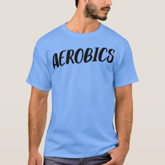 エアロビクスフィットネスジムエクササイズ Tシャツ