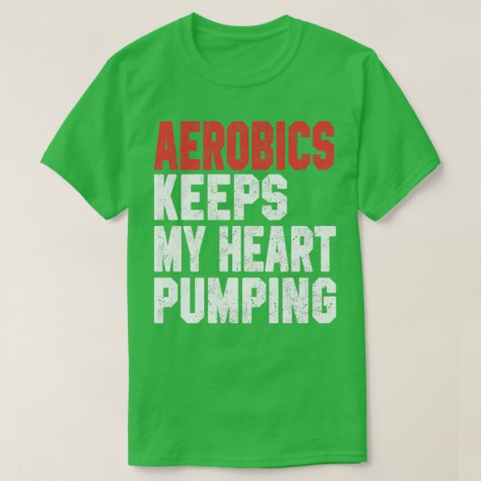 エアロビクス保マイハートポンプ2 Tシャツ (デザイン正面)