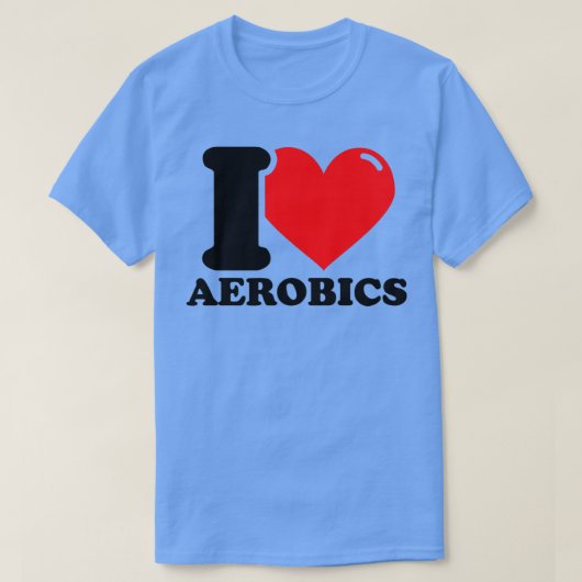 エアロビクス大好き1 Tシャツ (デザイン正面)
