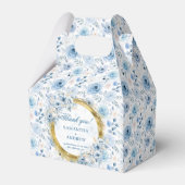 エアロマンティックボヘミアンパステルブルー結婚金ゴールド フェイバーボックス (正面サイド)