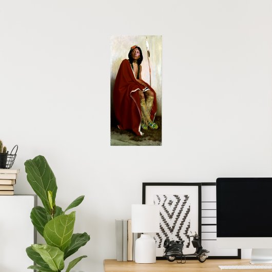 エアンガーアーヴィングクーセエルク – タオス族の足 ポスター (ホームオフィス)