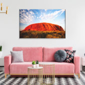 エアーズロック キャンバスプリント (インサイチュ (リビング))