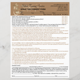 エアータン賠償責任同意書フォーム チラシ