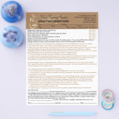 エアータン賠償責任同意書フォーム チラシ (シングル)