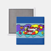 エアーフレッシュナートリフォールド財布ヒッチカバーキャンバスPr マグネット (正面/裏面)