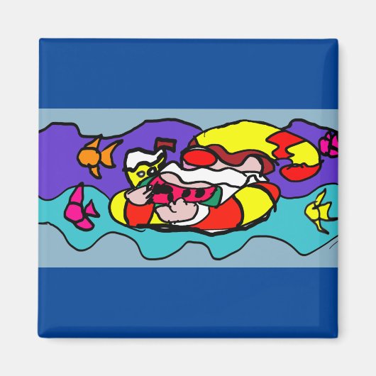 エアーフレッシュナートリフォールド財布ヒッチカバーキャンバスPr マグネット (正面)