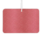 エアーフレッシュナーレッドフェイクグリッターハート カーエアーフレッシュナー (正面)