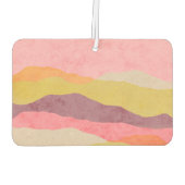 エアーフレッシュナー抽象芸術層状紙風景 カーエアーフレッシュナー (裏面)