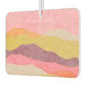 エアーフレッシュナー抽象芸術層状紙風景 カーエアーフレッシュナー (左)