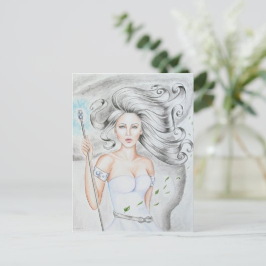 エアー女神のポストカード ポストカード (スタンド正面)