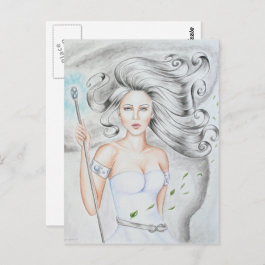 エアー女神のポストカード ポストカード (正面/裏面)