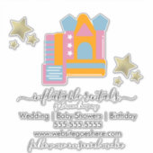 エアー式業務用バウンスハウススライドカーシール シール (正面)